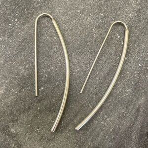 Vintage Sterling Silver Hook Earrings